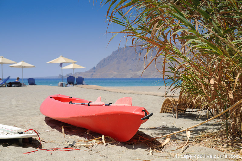 Каяк на пляже Крит