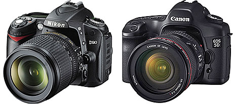 Nikon and Canon HD DSLR